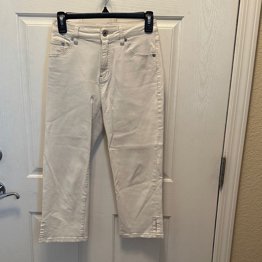 Jag Jeans Women's Cropped Cream Pants